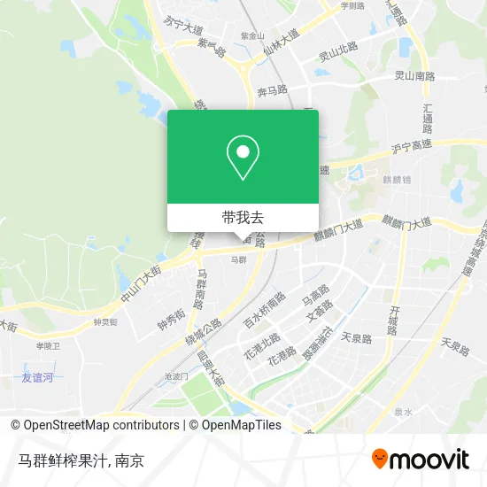 马群鲜榨果汁地图