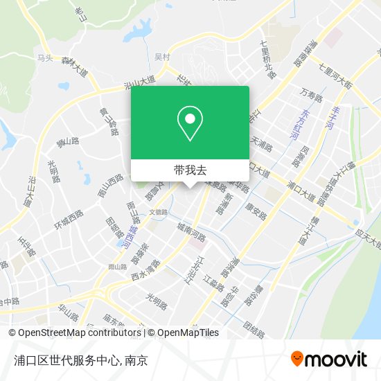 浦口区世代服务中心地图