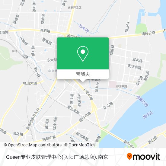 Queen专业皮肤管理中心(弘阳广场总店)地图