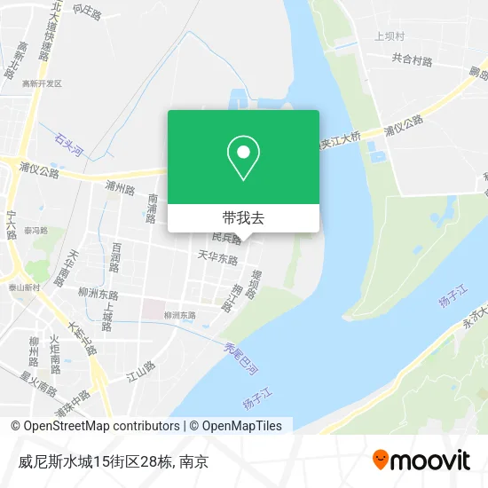威尼斯水城15街区28栋地图