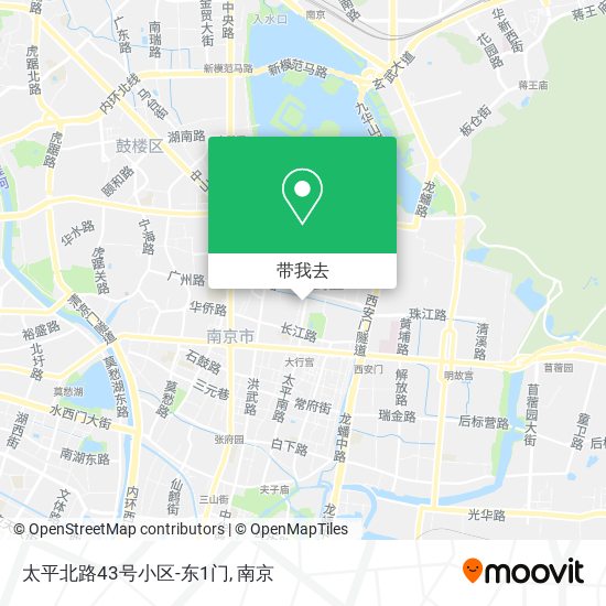 太平北路43号小区-东1门地图