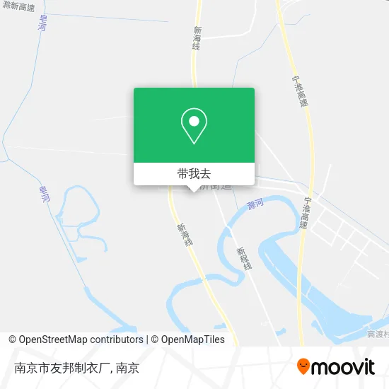 南京市友邦制衣厂地图