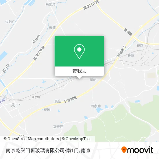 南京乾兴门窗玻璃有限公司-南1门地图