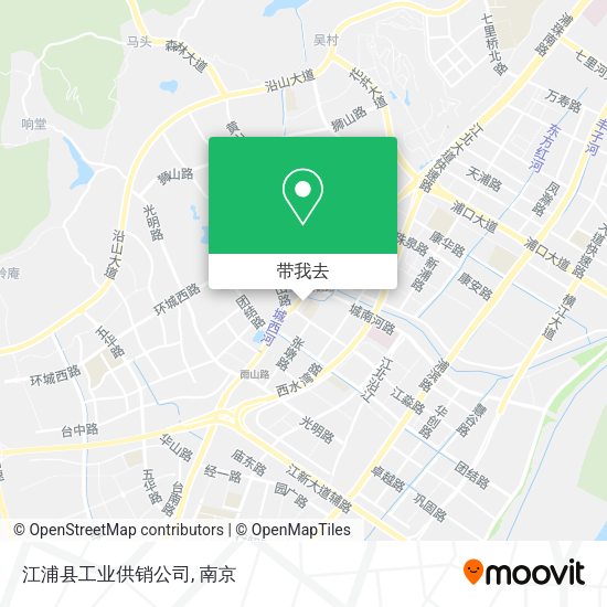 江浦县工业供销公司地图