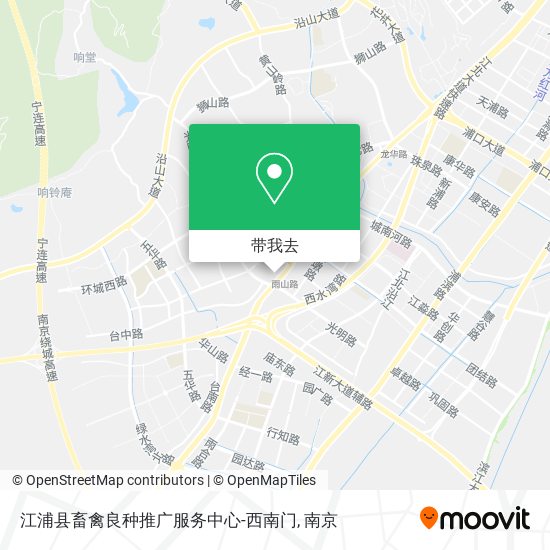 江浦县畜禽良种推广服务中心-西南门地图