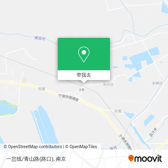 一岔线/青山路(路口)地图