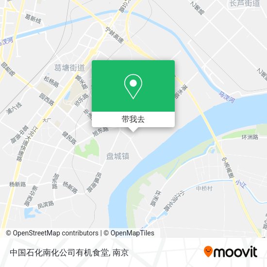 中国石化南化公司有机食堂地图