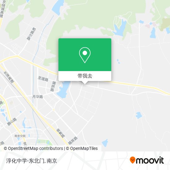 淳化中学-东北门地图