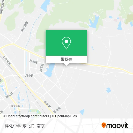 淳化中学-东北门地图