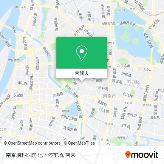 南京脑科医院-地下停车场地图
