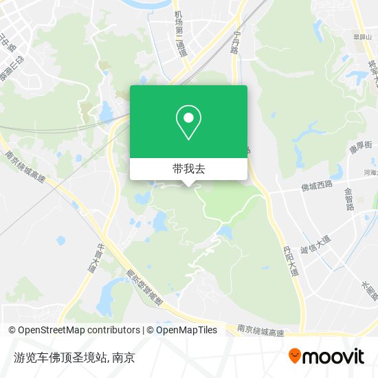 游览车佛顶圣境站地图