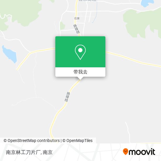 南京林工刀片厂地图