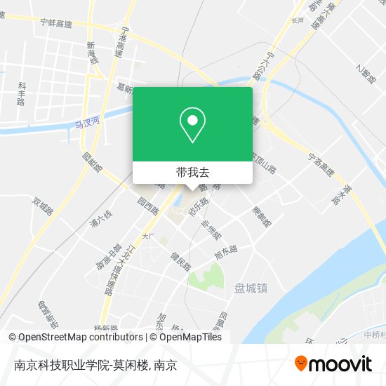 南京科技职业学院-莫闲楼地图