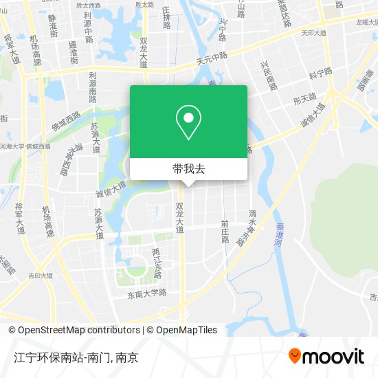 江宁环保南站-南门地图