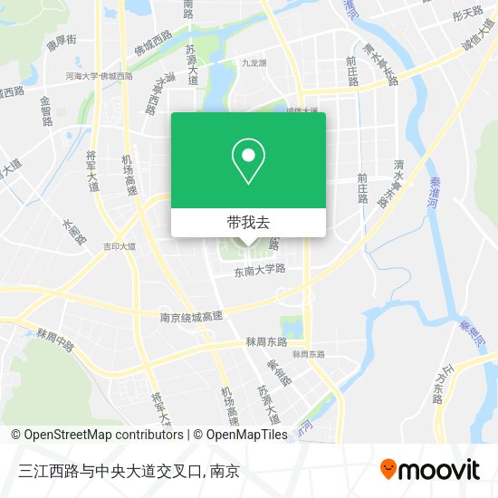 三江西路与中央大道交叉口地图