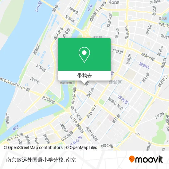 南京致远外国语小学分校地图