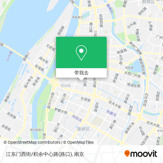 江东门西街/积余中心路(路口)地图