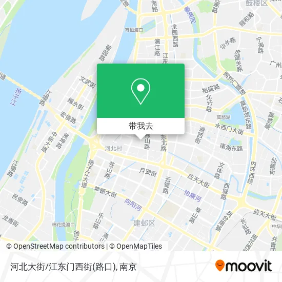 河北大街/江东门西街(路口)地图