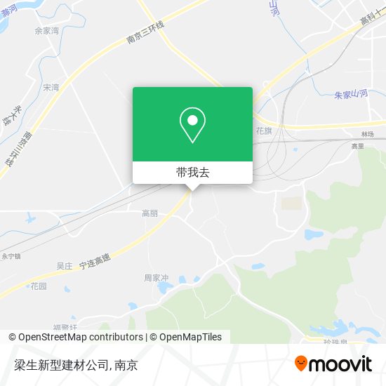 梁生新型建材公司地图