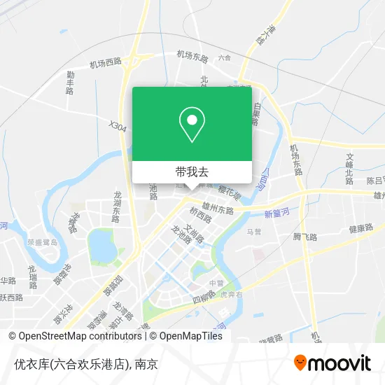 优衣库(六合欢乐港店)地图