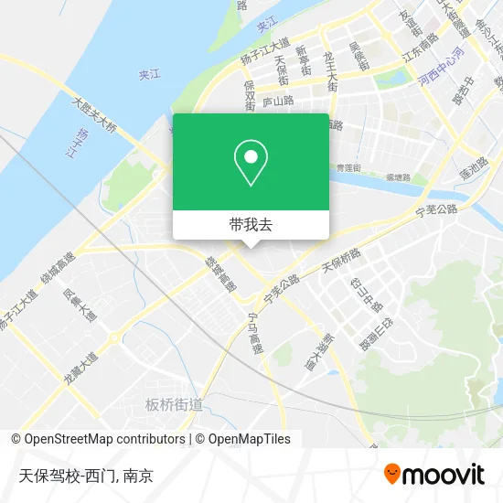 天保驾校-西门地图