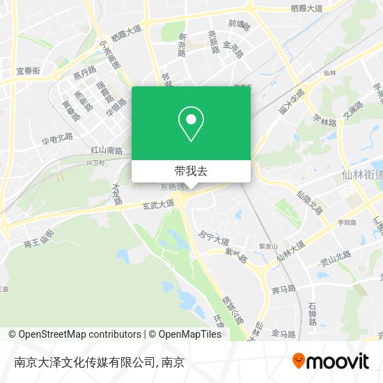 南京大泽文化传媒有限公司地图