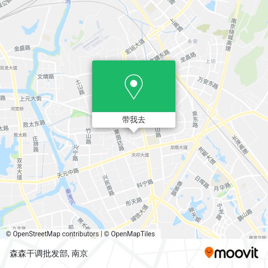 森森干调批发部地图