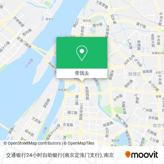 交通银行24小时自助银行(南京定淮门支行)地图