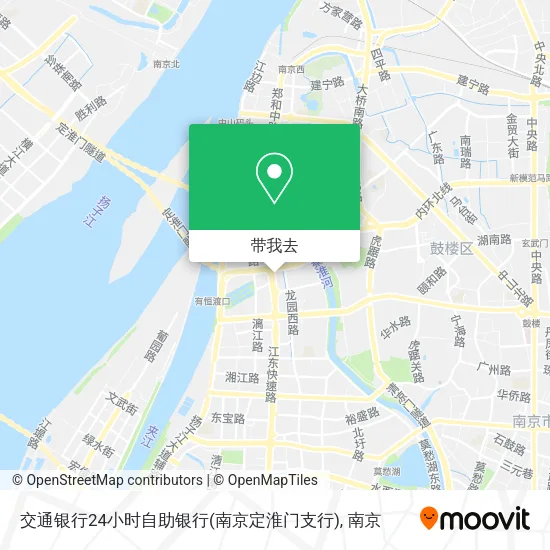 交通银行24小时自助银行(南京定淮门支行)地图