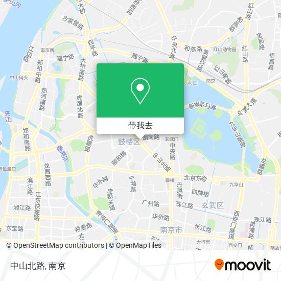 中山北路地图