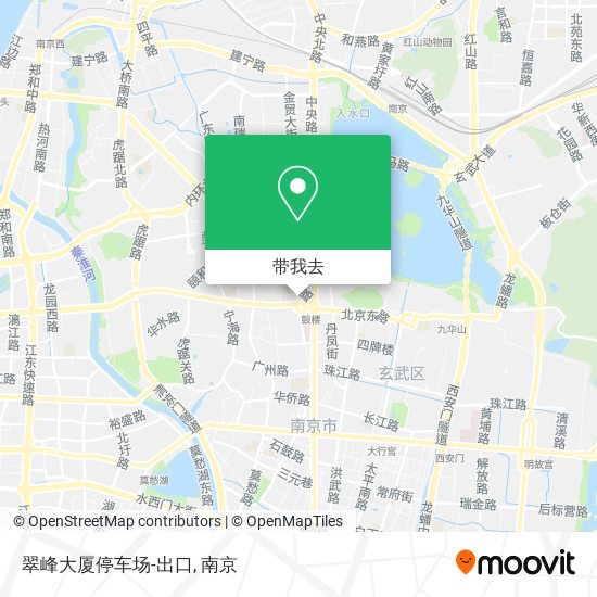 翠峰大厦停车场-出口地图