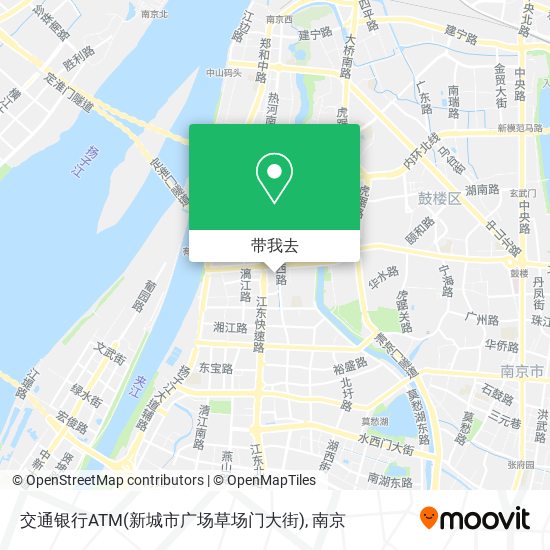 交通银行ATM(新城市广场草场门大街)地图