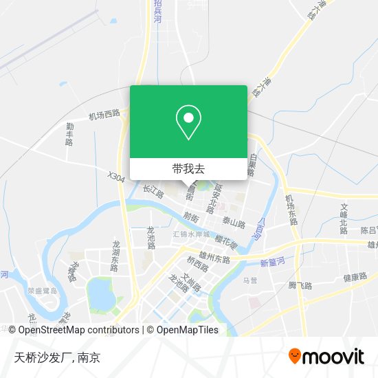 天桥沙发厂地图