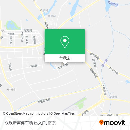 永欣新寓停车场-出入口地图