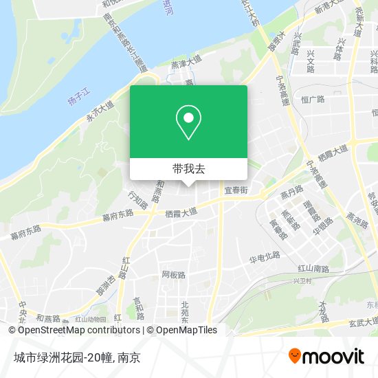 城市绿洲花园-20幢地图
