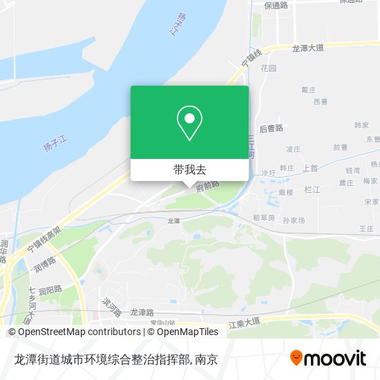 龙潭街道城市环境综合整治指挥部地图