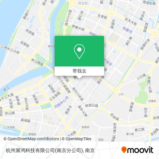 杭州展鸿科技有限公司(南京分公司)地图