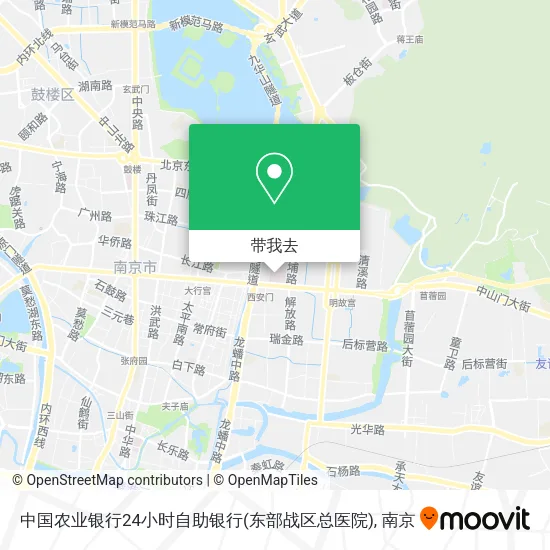 中国农业银行24小时自助银行(东部战区总医院)地图