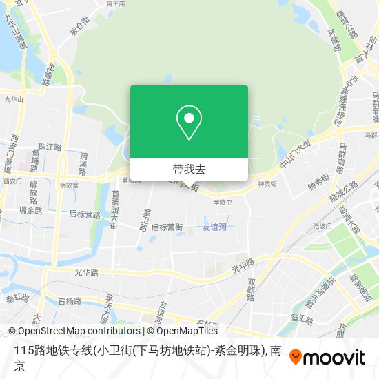 115路地铁专线(小卫街(下马坊地铁站)-紫金明珠)地图
