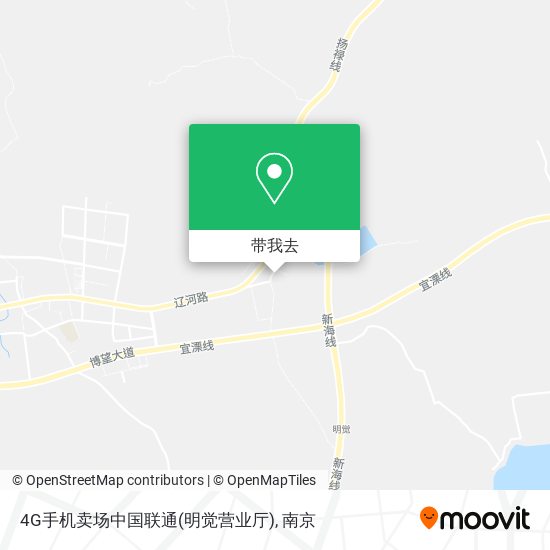 4G手机卖场中国联通(明觉营业厅)地图