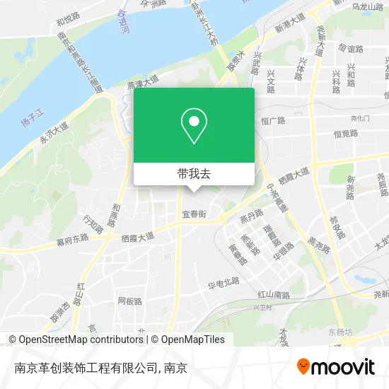 南京革创装饰工程有限公司地图