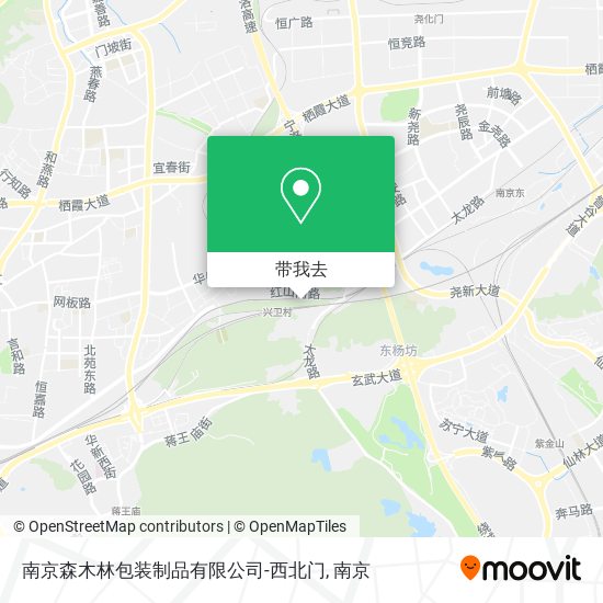 南京森木林包装制品有限公司-西北门地图