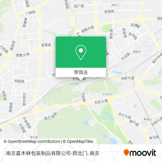 南京森木林包装制品有限公司-西北门地图