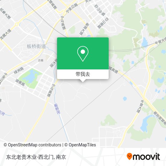 东北老贵木业-西北门地图
