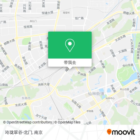 玲珑翠谷-北门地图