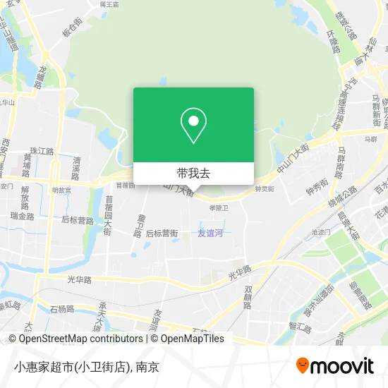 小惠家超市(小卫街店)地图
