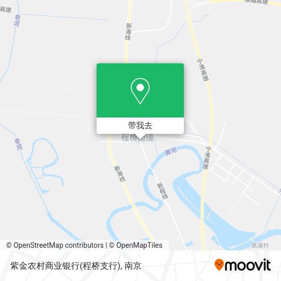 紫金农村商业银行(程桥支行)地图