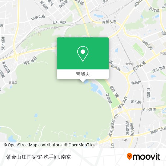 紫金山庄国宾馆-洗手间地图