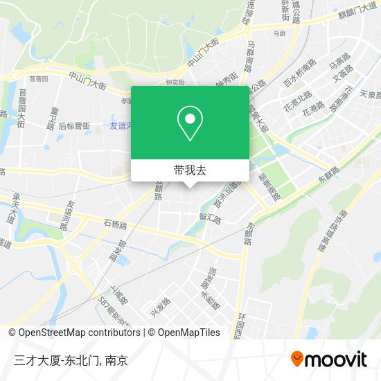 三才大厦-东北门地图