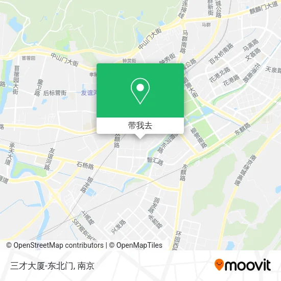 三才大厦-东北门地图